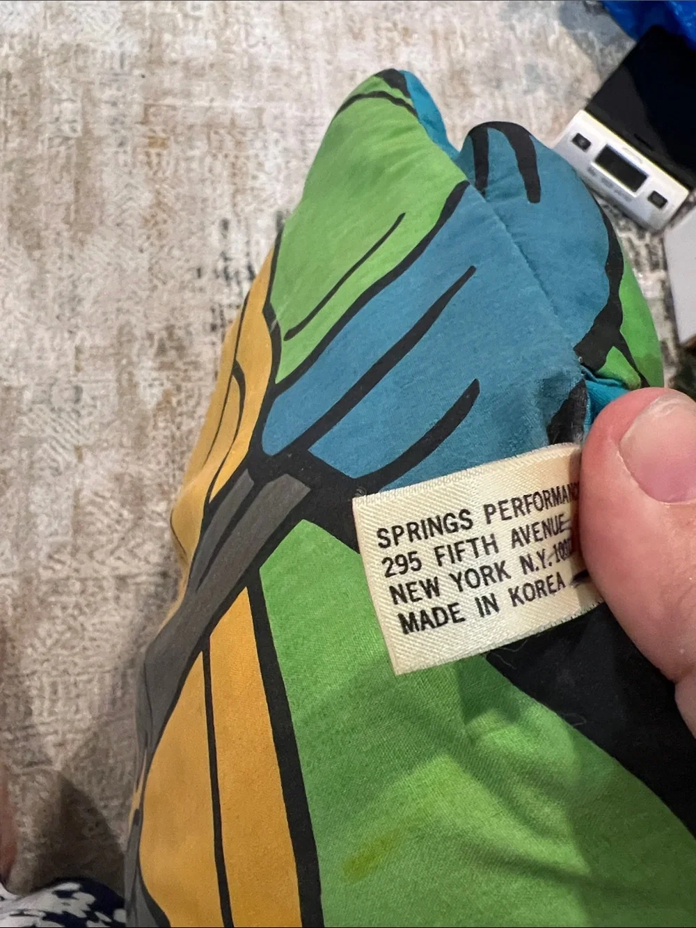 Vintage 90’s Teenage Mutant Ninja Turtle Leonardo pillow pal z31